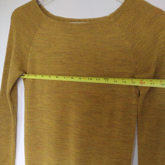 Ann Taylor Loft Fine Knit Yellow Gold | Green Jewel-Tone Sweater XS - Picture 10 of 13
